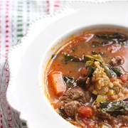 Tomato and Wheat Berry Soup