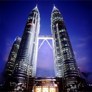 Tallest Twin Buildings - Petronas Twin Towers, Kuala Lumpur, Malaysia