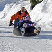 Sled on an Innertube