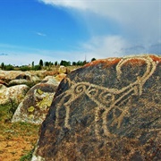 Tamga Petroglyphs, Kyrgyzstan