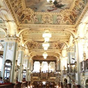 Eat at the New York Cafe in Budapest, Hungary