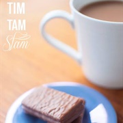 Hot Chocolate Sucked Up Through a Tim Tam