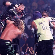 Jericho&Benoit V Dudley Boyz V Hardy Boyz V Edge&Christian,Smackdown 24/5/2001