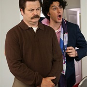 Ron Swanson & Jean-Ralphio in Parks and Recreation