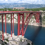 Maslenica Bridge, Croatia