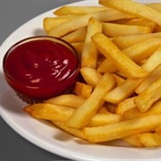 French Fries and Ketchup
