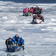 Ice Canoeing