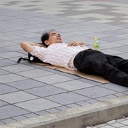 Sleep on the Sidewalk