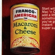 Franco American Macaroni and Cheese
