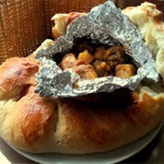 Golden Pillow Bread (Curry Chicken in a Loaf)