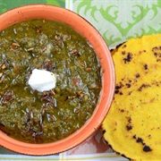 Sarson Ka Saag and Makai Roti