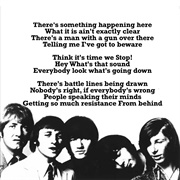 For What It's Worth, Buffalo Springfield