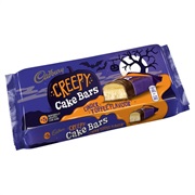 Cinder Toffee Creepy Cake Bars