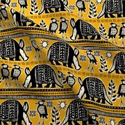 African Aardvark Fabric