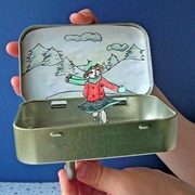 Magnetic Ice Skating Girl