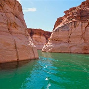 Boat on Lake Powell