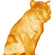 Lalique Glass Tiger