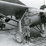 First Nonstop, Solo Flight Across Atlantic (1927)