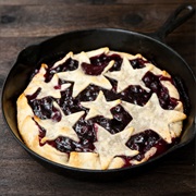 Grilled Blueberry Lemon Pie