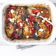 Harissa and Feta Chicken Bake
