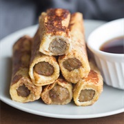 Sausage in French Toast Rolls