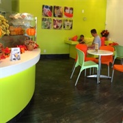 Have Tutti Frutti Frozen Yogurt