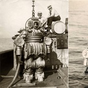 First Air Pump for Divers (1907)