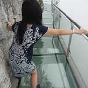 Take the Walk of Faith in Tianmen Mountains