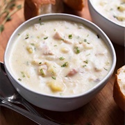 Massachusetts: Clam Chowder