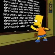 Spit Wads Are Not Free Speech
