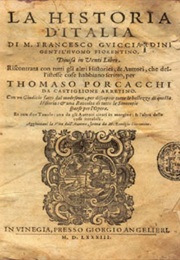 The History of Italy (Francesco Guicciardini)