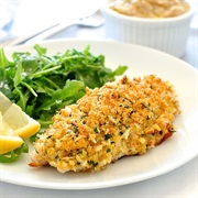Breadcrumb Crusted Fish