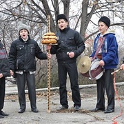Men's Group Colindat Christmas Ritual, Moldova