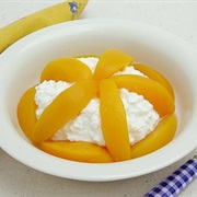 Cottage Cheese With Peaches