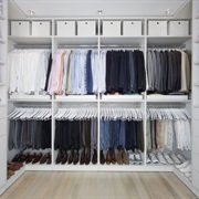 Have a Walk in Closet