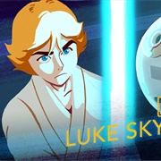 Star Wars Galaxy of Adventures: "Luke Skywalker – Lightsaber Training"