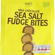 M&S Sea Salt Fudge Bites
