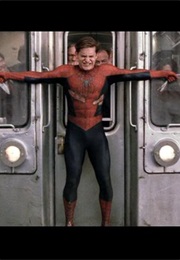 Train Fight- Spidermanman 2 (2004)