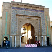 Royal Palace (Dar Al-Makhzen) in Rabat, Morocco