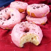 Watermelon Glazed Donuts