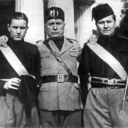 Bruno, Benito & Vittorio Mussolini