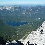 Climbing Zugspitze via Höllental Ferrata, Germany