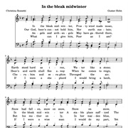 In the Bleak Midwinter