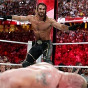 Brock Lesnar V Roman Reigns V Seth Rollins,Wrestlemania 31