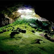 Lava Tube Caves Under Tuelake