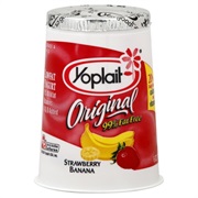 Yoplait Strawberry Banana Yogurt