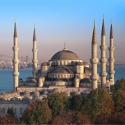 Visit the Blue Mosque in Istanbul