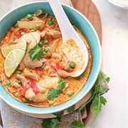 Red Thai Chicken Soup