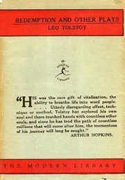 Redemption & Other Plays (Leo Tolstoy)