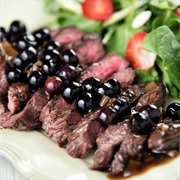 Blueberries and Steak
